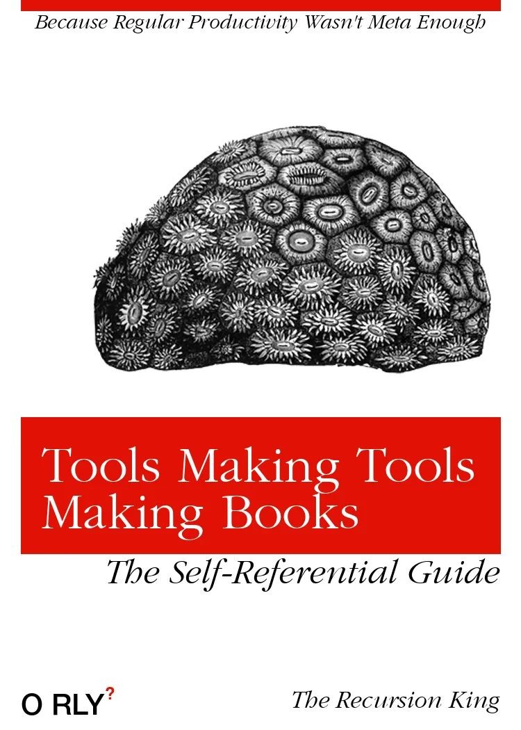 An O RLY? book cover attempting to sarcastically make fun of the content of this post itself.