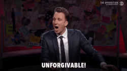 Like I said, unforgivable.