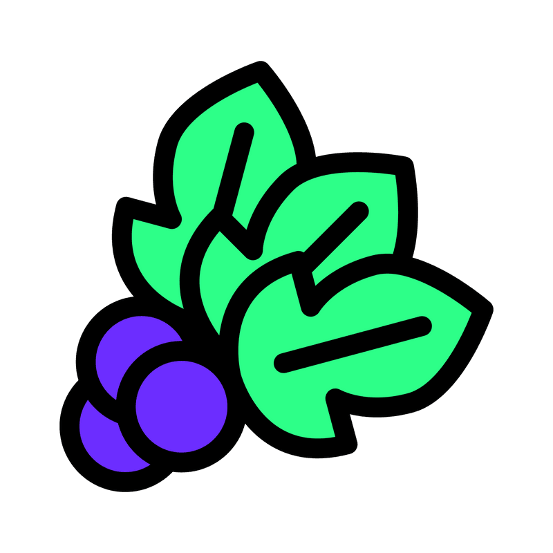 The Kurynt logo. They're currants! Get it? Hehe.